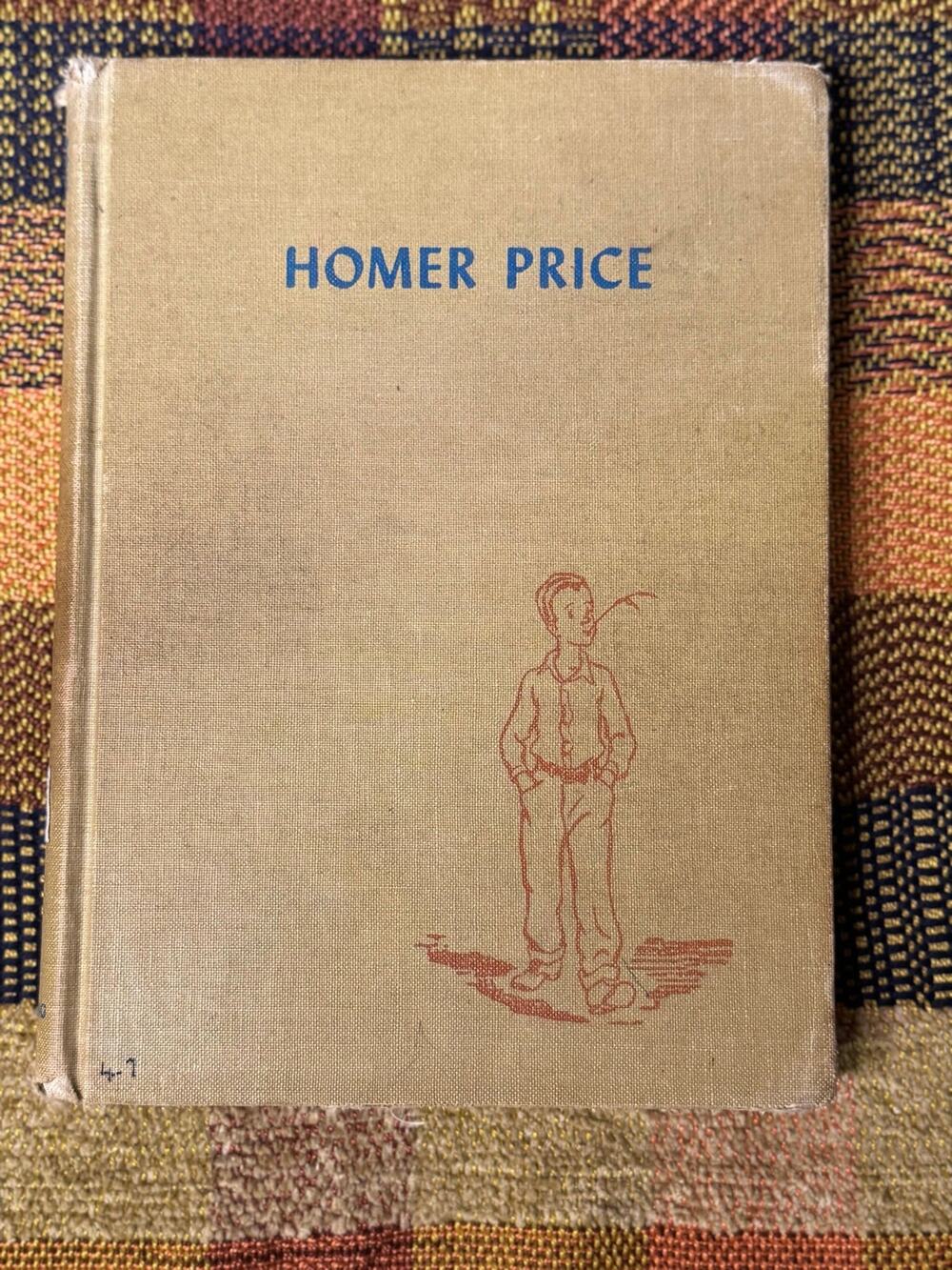 1964 Homer Price Robert McCloskey Viking Press Hardcover Illustrated Ex-Library